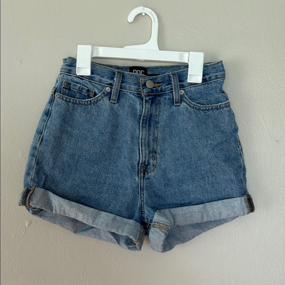 BDG mom high rise Classic Blue Jean Shorts 24